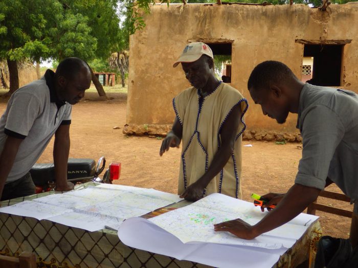 Creation of the national map, BENIN