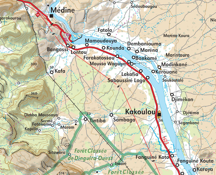 Upgrading of the general map, MALI