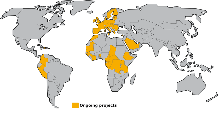 IGNFI representatives worldwide map