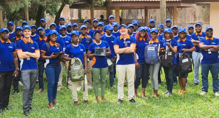 Abidjan District Address System project: the surveying teams are out in the field