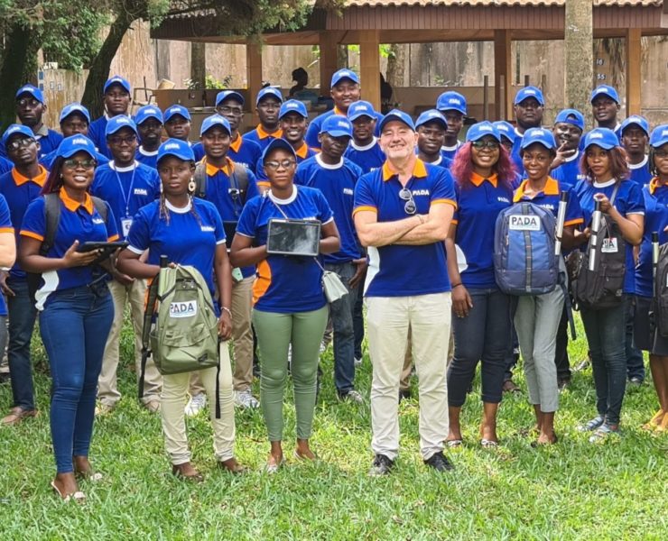 Abidjan District Address System project: the surveying teams are out in the field