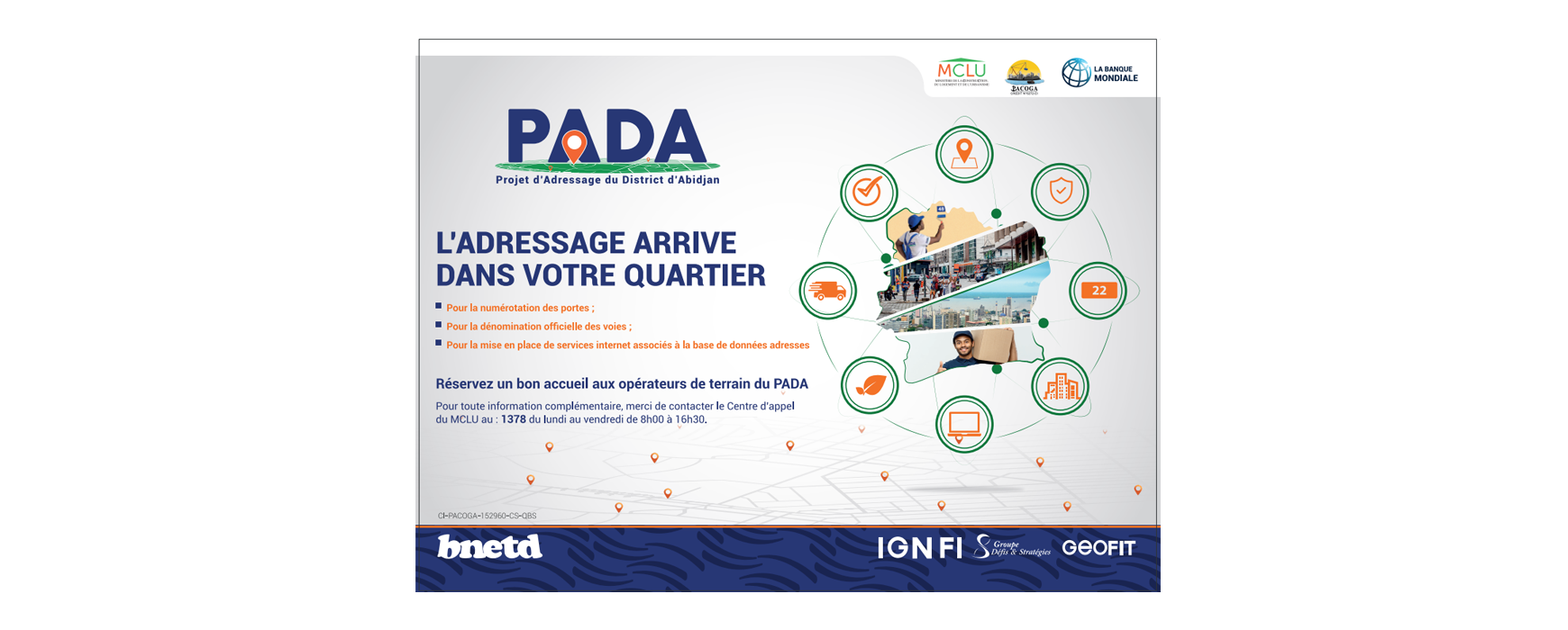 Côte d’Ivoire / Projet PADA : la zone 1 du projet entre enquêtes et numérotation des portes